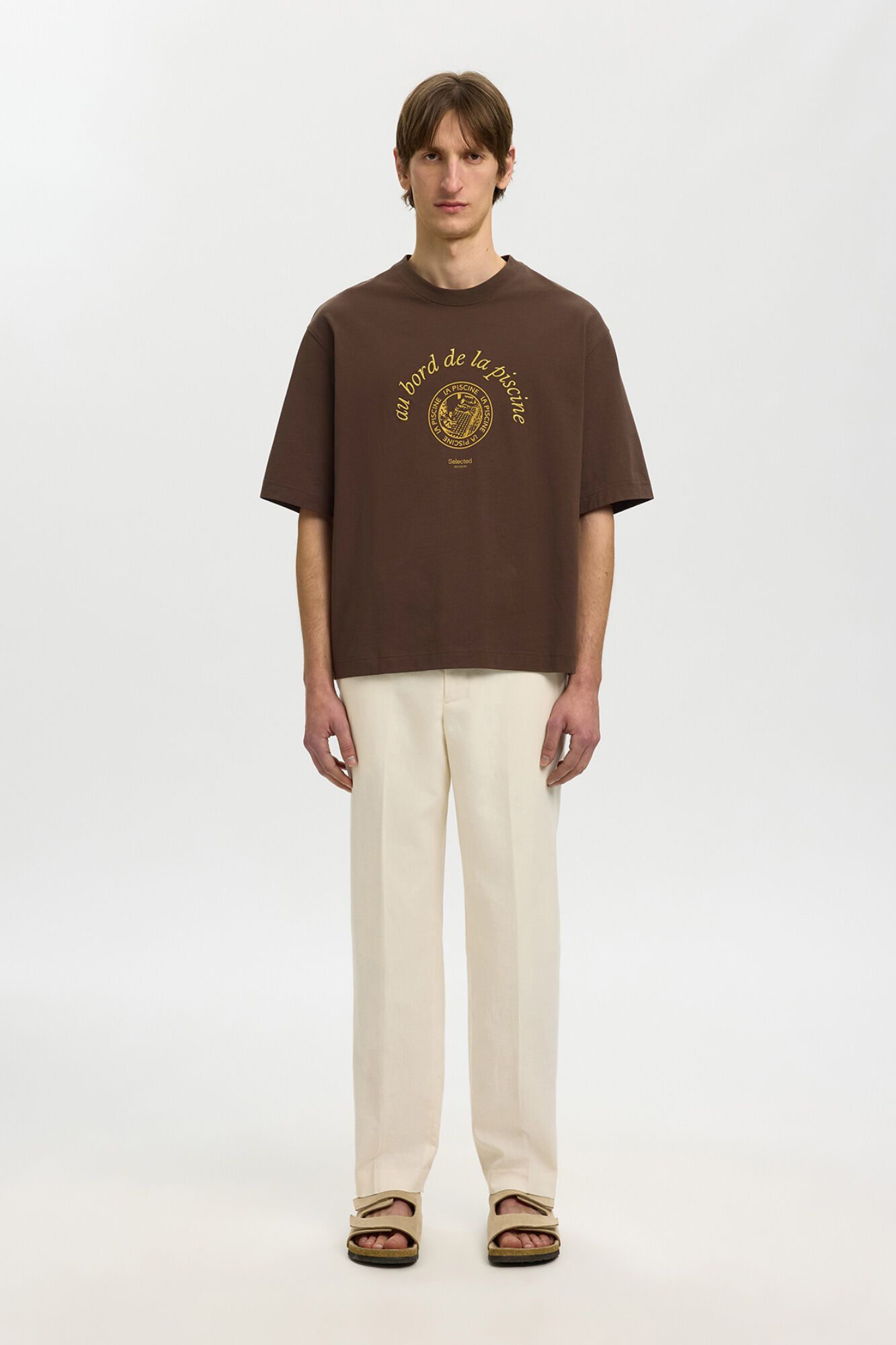 Selected Camiseta manga corta print