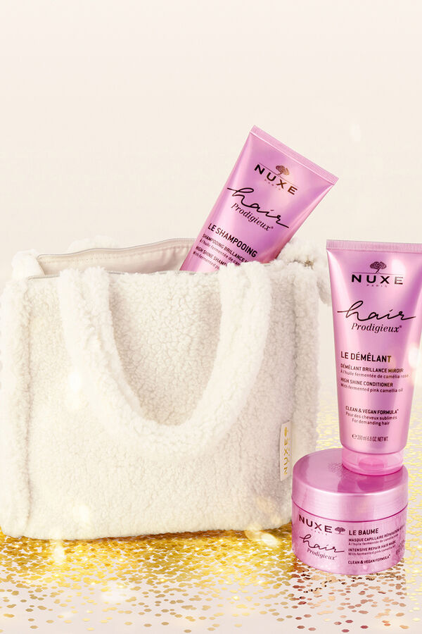 Nuxe NUXE HAIR GIFT BOX - SHAMPOO + CONDITIONER + MASK  Purple