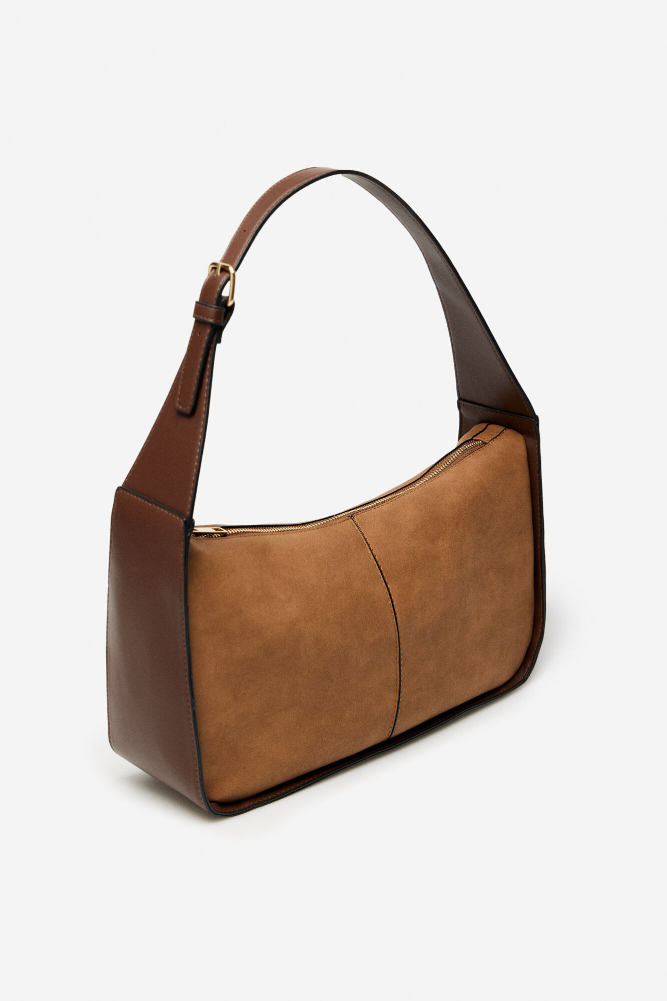 Bolso baguette serraje Complementos de mujer Cortefiel