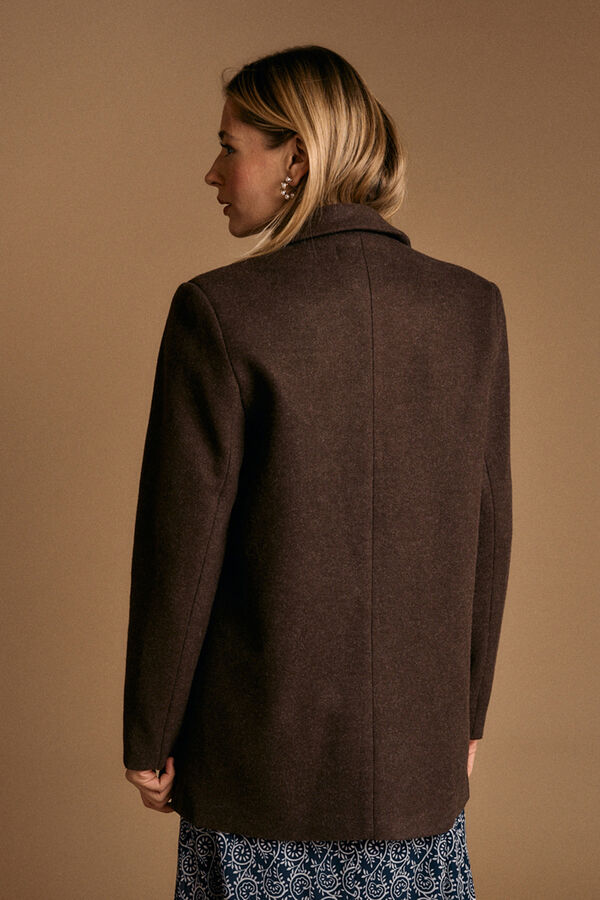 Polín Et Moi Amaia cloth coat Dark brown