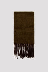 Cortefiel Striped scarf Printed brown