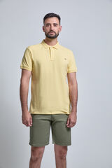 Street Monkey Short sleeve polo shirt Yellow