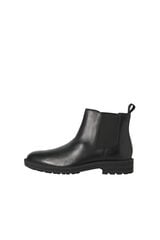 Jack & Jones Botín chelsea de piel Negro