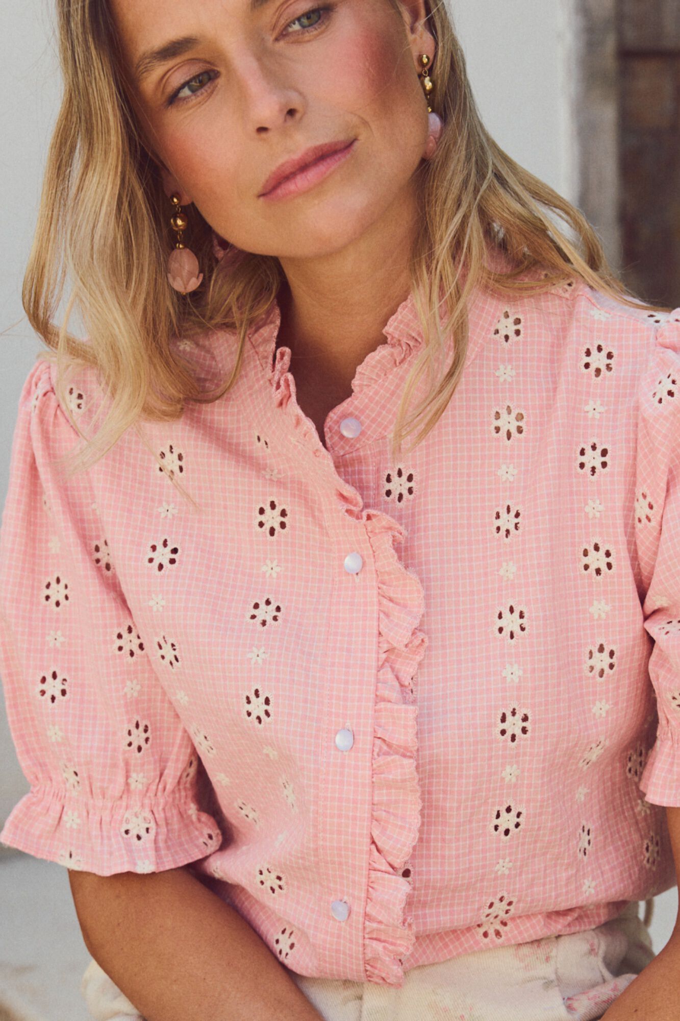 Pol&iacute;n Et Moi Blusa com estampado floral Naira