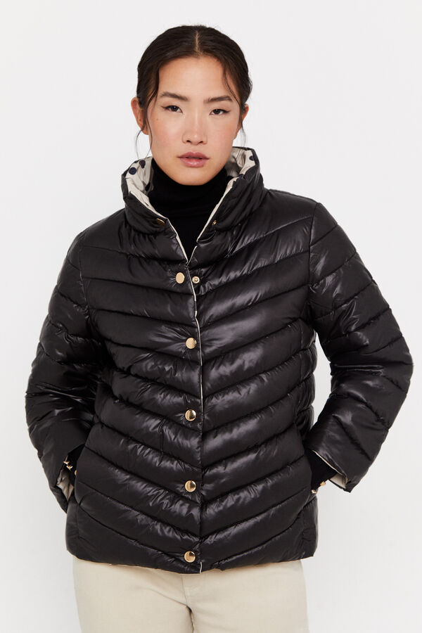 Cortefiel Reversible Thermolite® jacket Black
