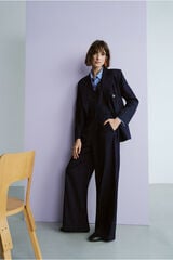 Cortefiel Tailored denim blazer Blue