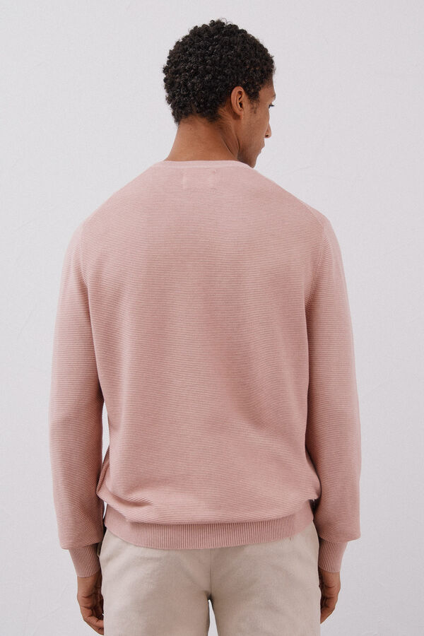 Cortefiel Fine knit jumper  Pink