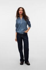Vero Moda Blus&atilde;o bomber Azul