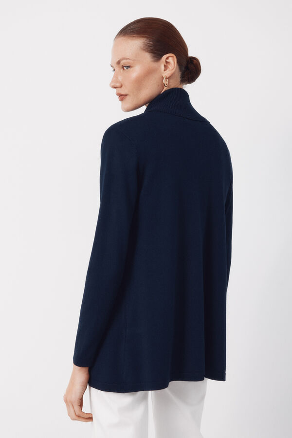 Cortefiel Cardigan with shawl neckline Navy
