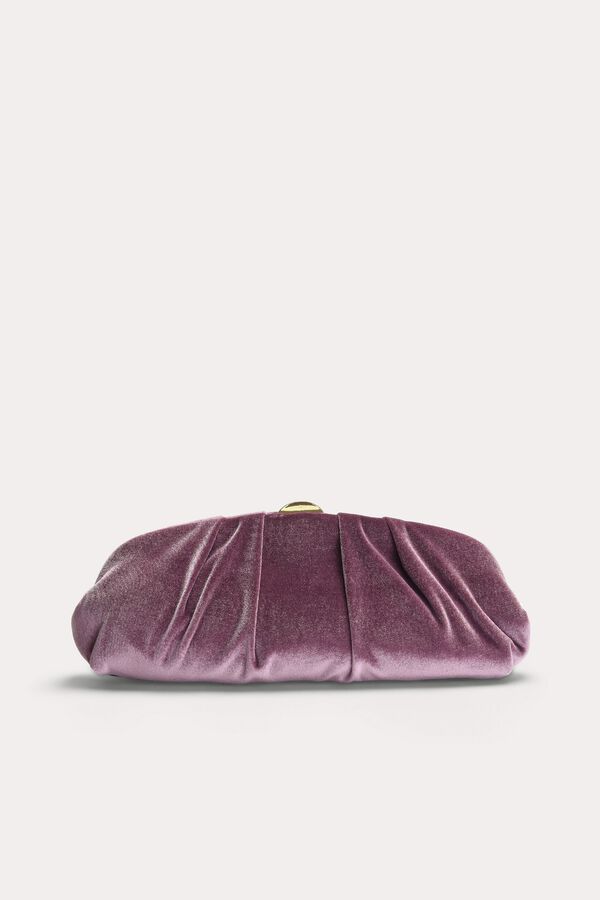 Azarey Mala de veludo Roxo