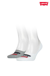 Cortefiel Pack calcetines Levi’s® deportivos altos unisex Blanco 