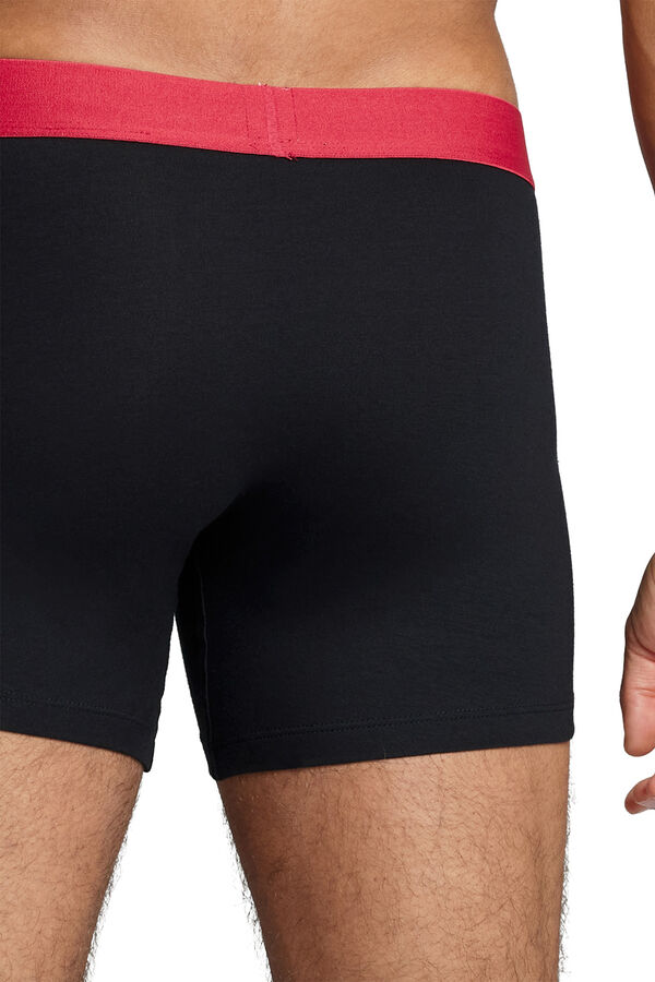 Levi's Cuecas boxers masculinas Levi's®, pacote com 2 Vermelho