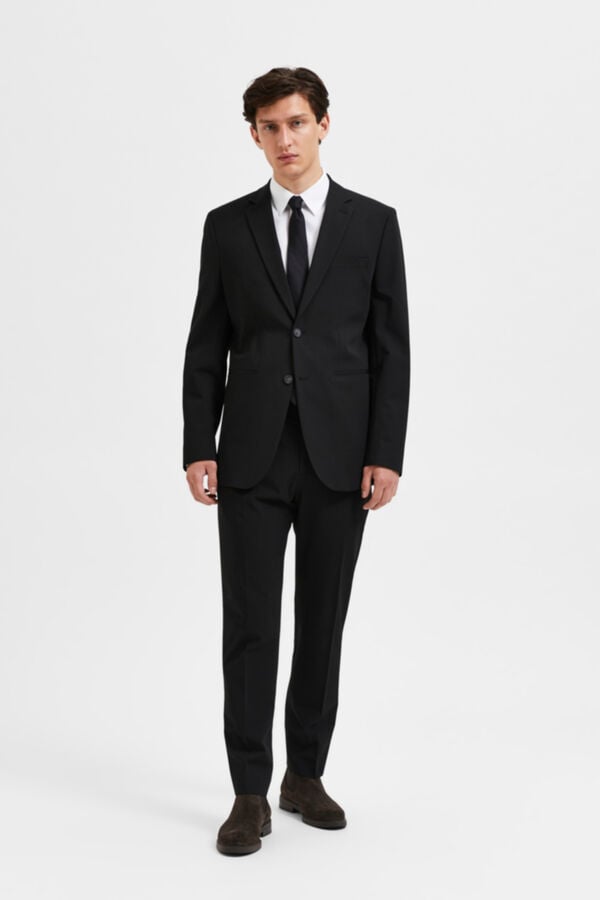 Cortefiel Americana Slim Fit Negro