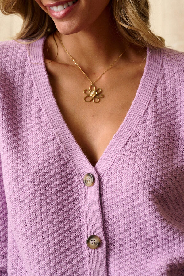 Polín Et Moi Cardigan botones Lila Lila