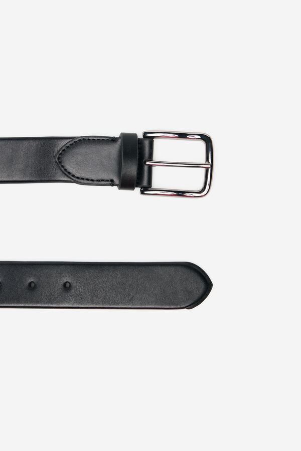 Cortefiel Elastic dress belt Black