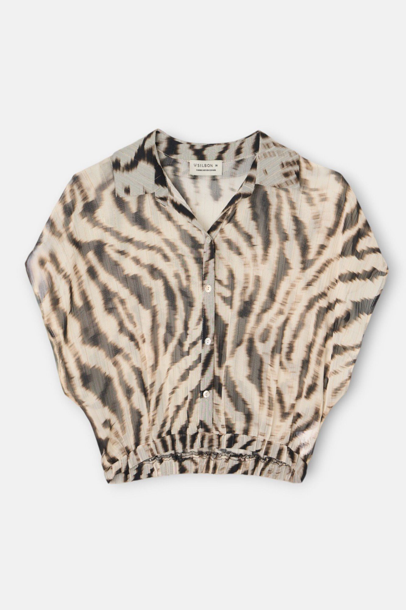Silbon Blusa com estampado animal print