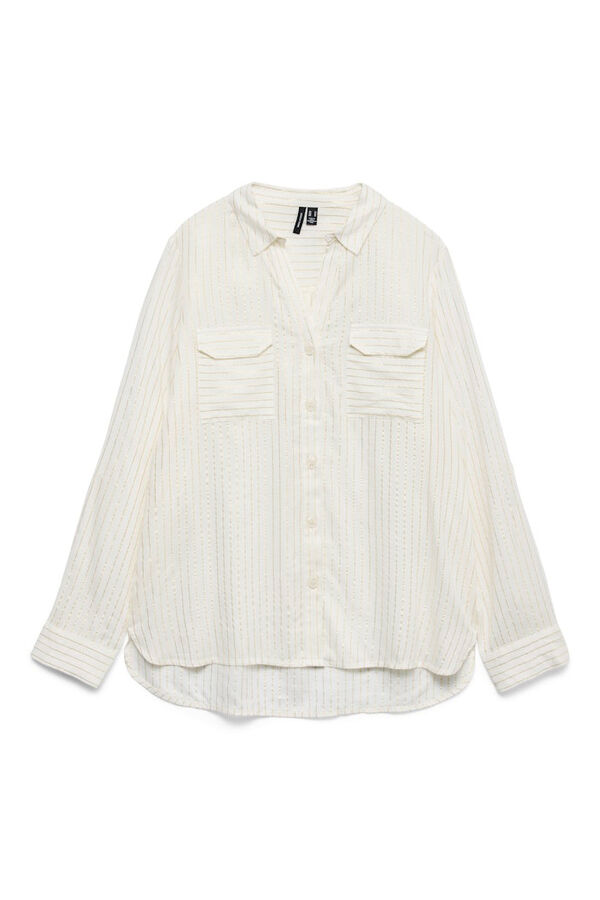 Vero Moda Camisa básica de manga comprida  Branco