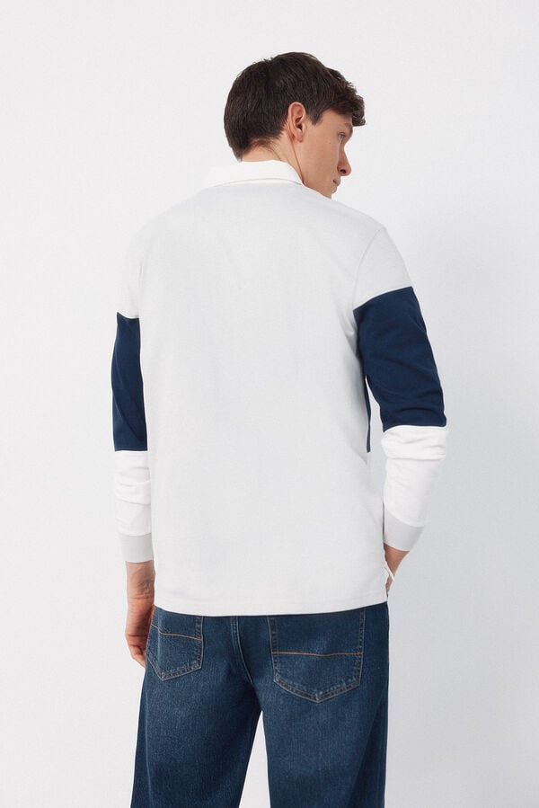 Cortefiel Rugby shirt  White