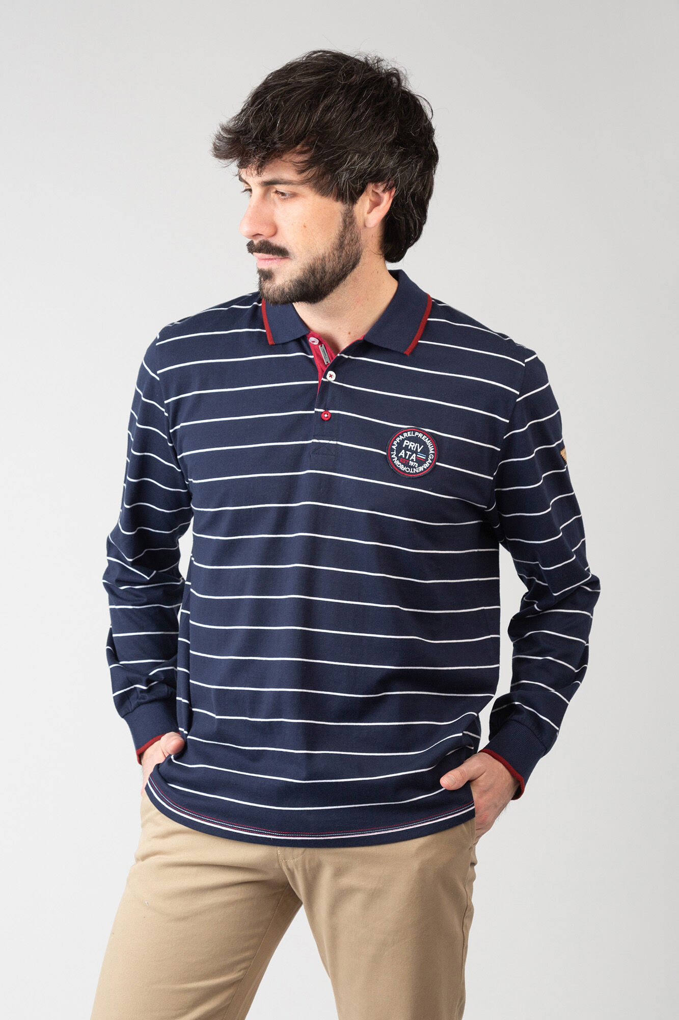 Polos manga larga hombre cortefiel cheap