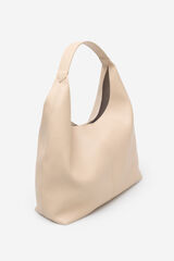 Cortefiel Basic Hobo Shopping Ivory