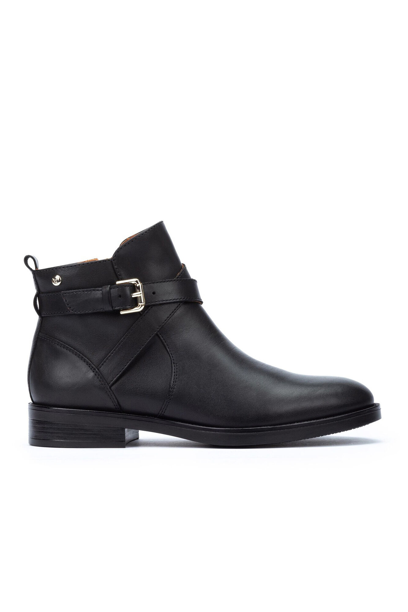 Botines negros planos top