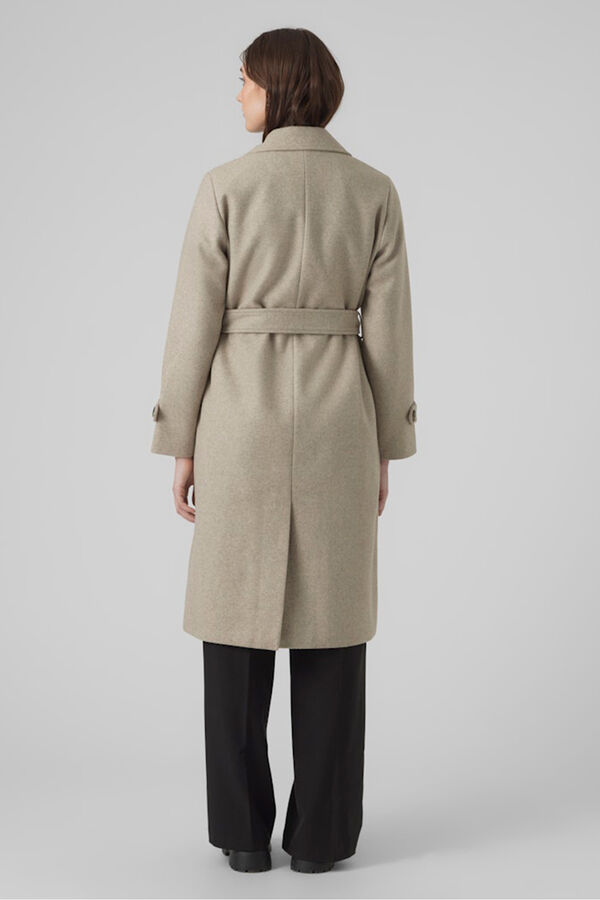 Vero Moda Long sleeve cloth coat Nude