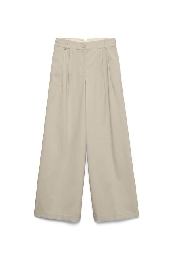 Vero Moda Tailored long trousers Beige
