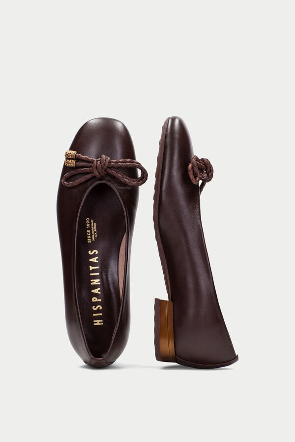 Hispanitas Sabrinas Oslo com detalhe tubular Castanho