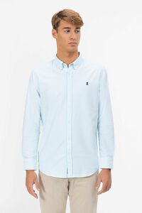 elPulpo Camisa Oxford com gola de botão