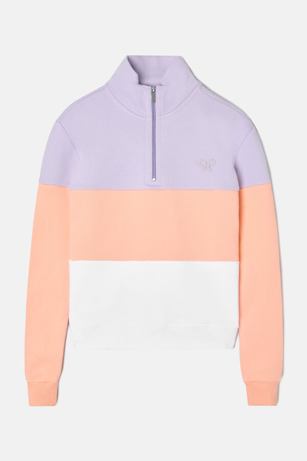 Silbon Sweatshirt tricolor Multicolorido