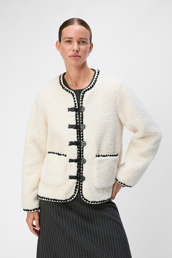 Object Chaqueta borrego corta Blanco