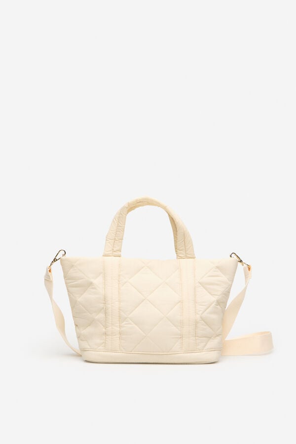 Cortefiel Padded nylon because Ivory