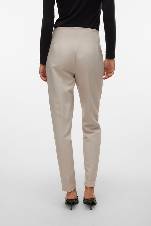 Vero Moda Calças compridas de vestir Cinzento