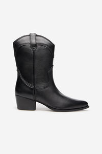 Cortefiel Leather cowboy boots