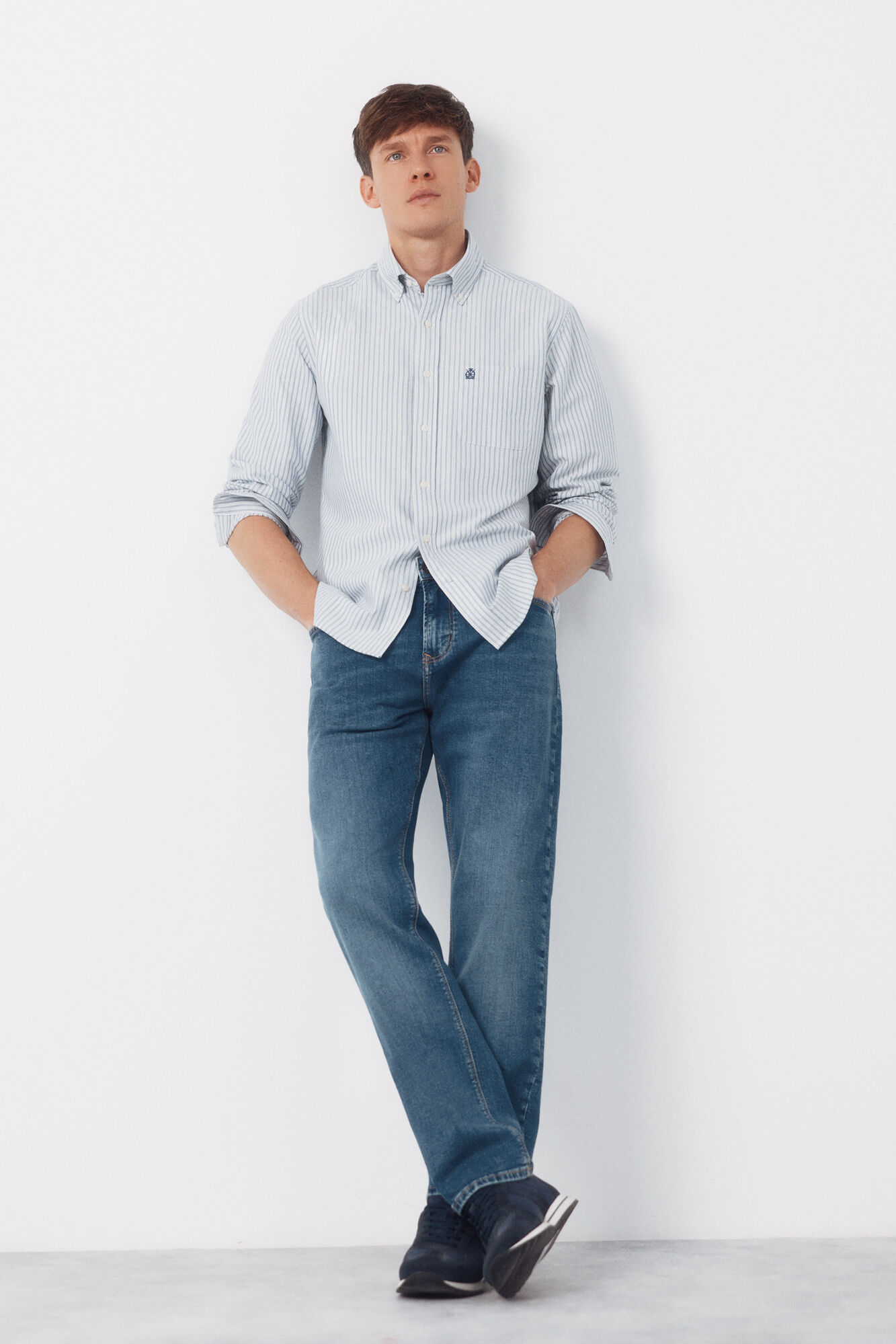 Cortefiel Camisa oxford riscas