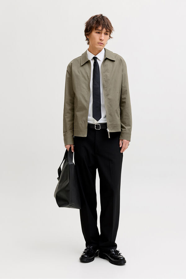 Jack & Jones Casaco curto de tecido plano Verde