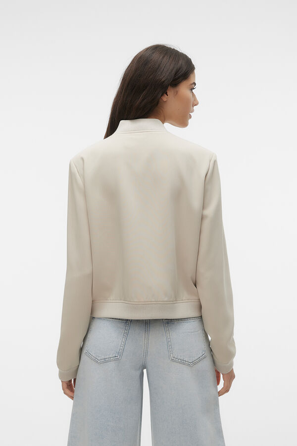 Vero Moda Jaqueta bomber de manga comprida Cinzento