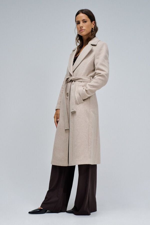 Salsa Jeans Grace cloth coat Grey