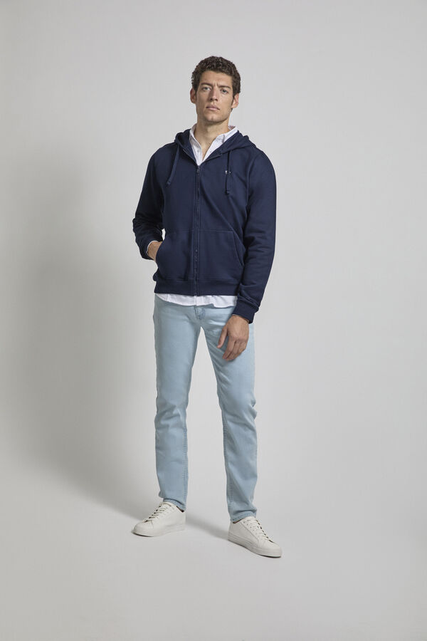 Street Monkey Sweatshirt escovado Azul