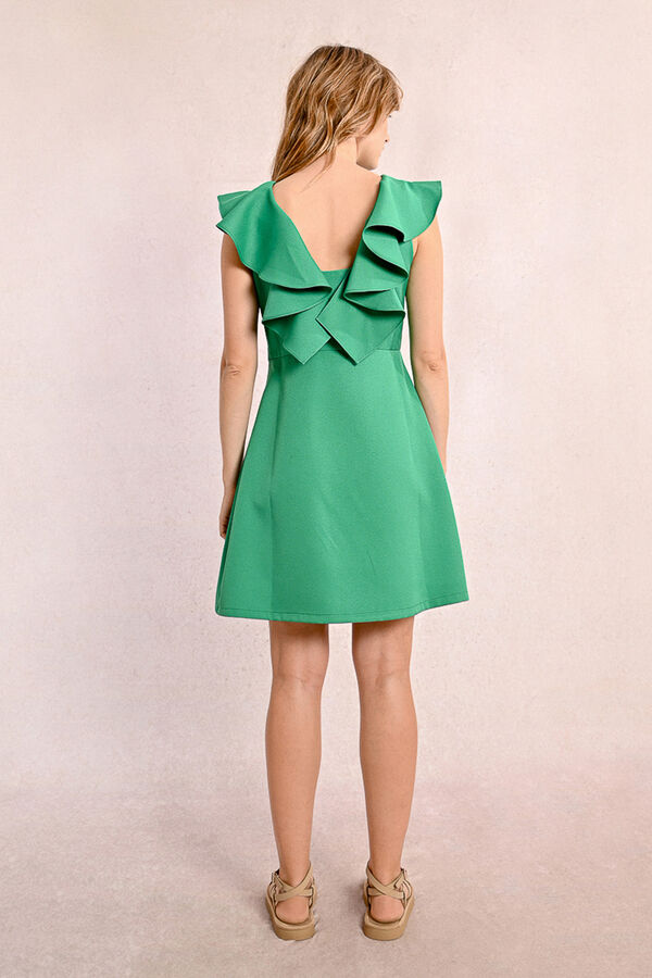Molly Bracken Vestido manga curta com babados Verde
