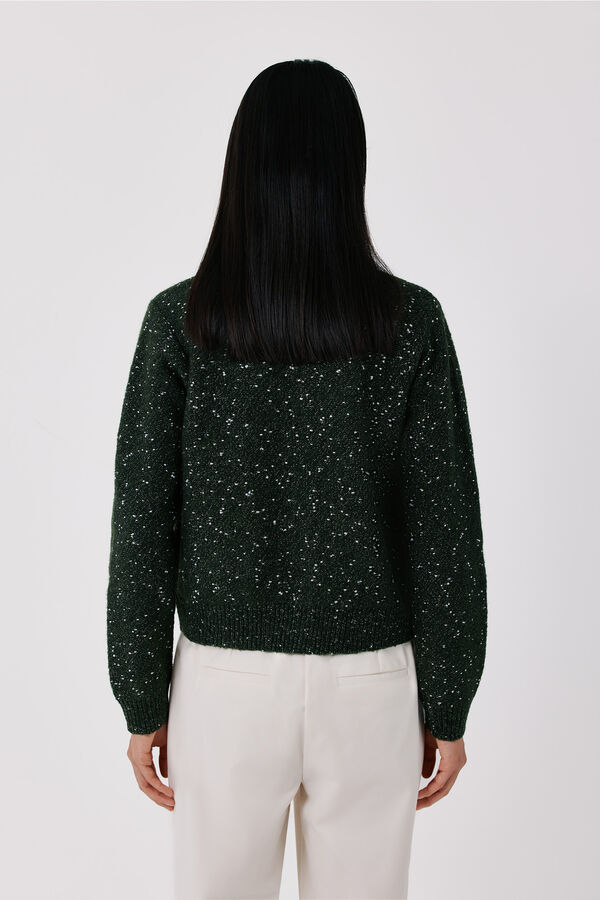 Cortefiel Short button jacket Kaki