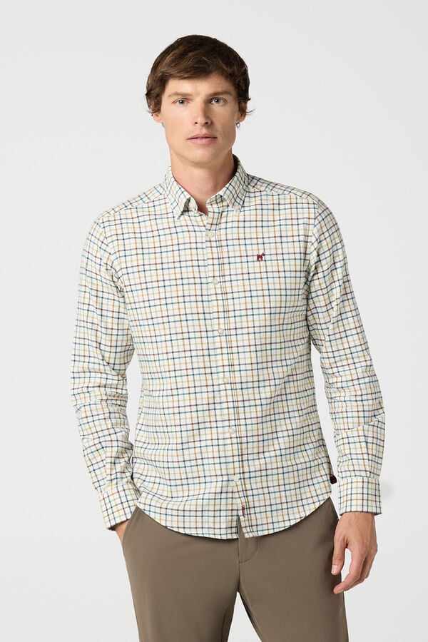 Williot Camisa de espiga aos quadrados Multicolorido
