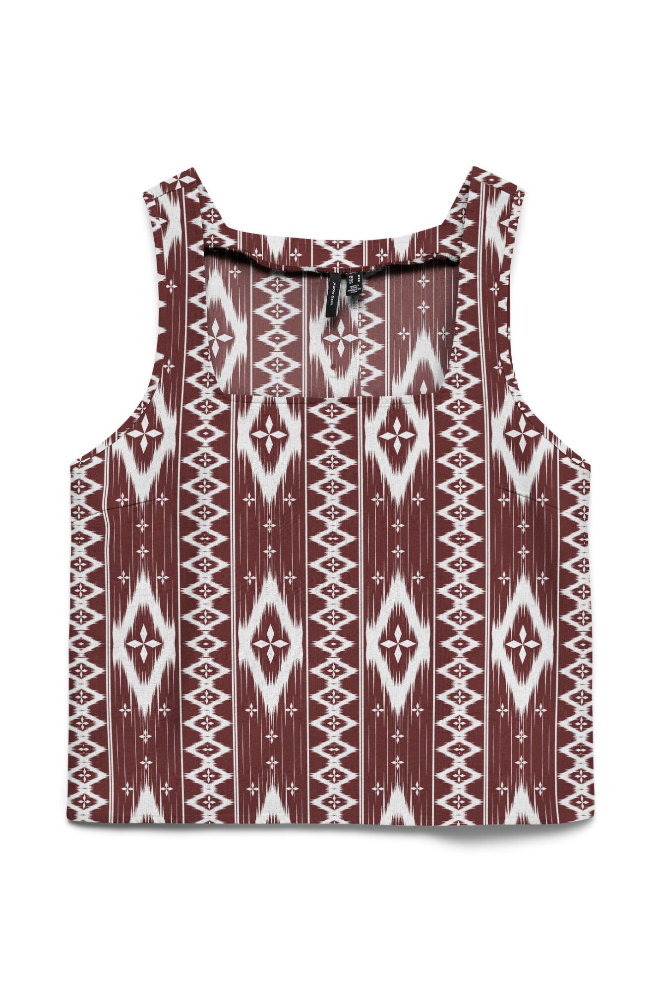 Vero Moda Top cropped tejido lino