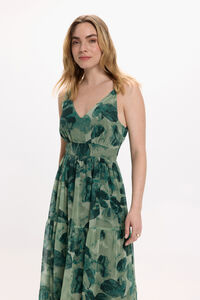 Vila Vestido midi floral