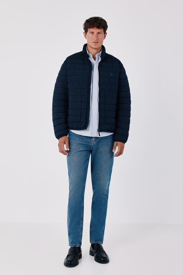 Cortefiel Ultralight puffer jacket Navy