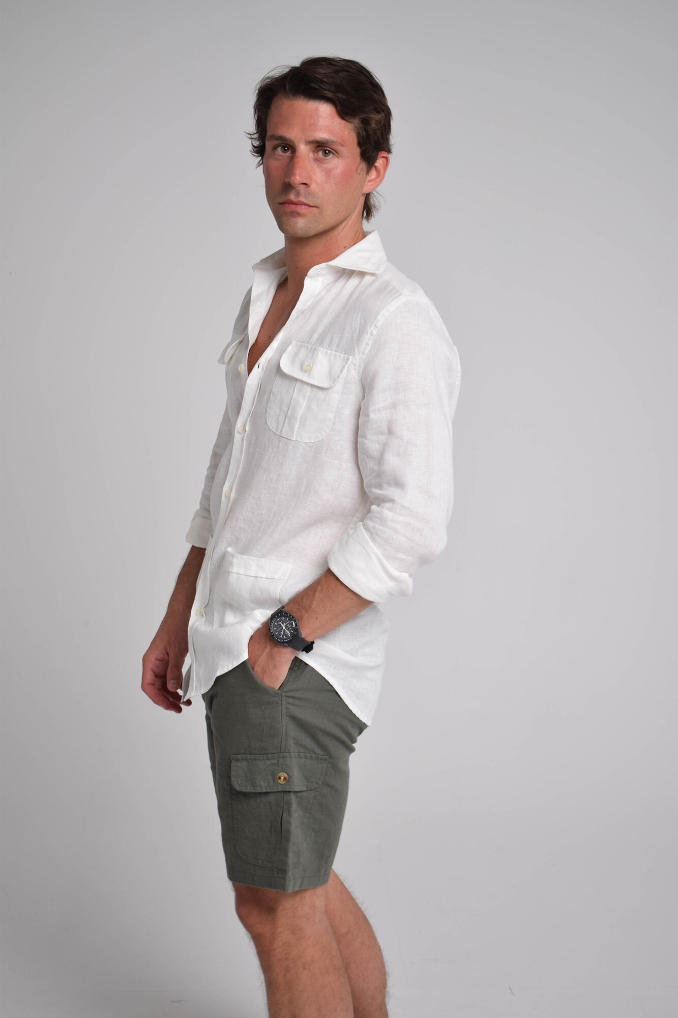 Cloking Bermuda Linen Cargo