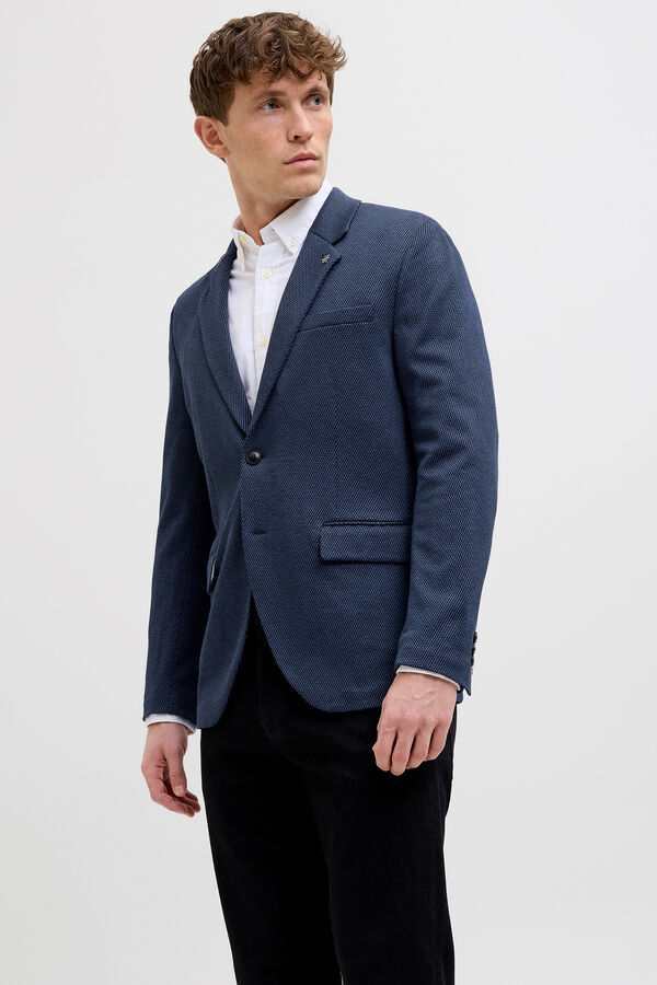 Jack & Jones Casual slim fit americano Azul