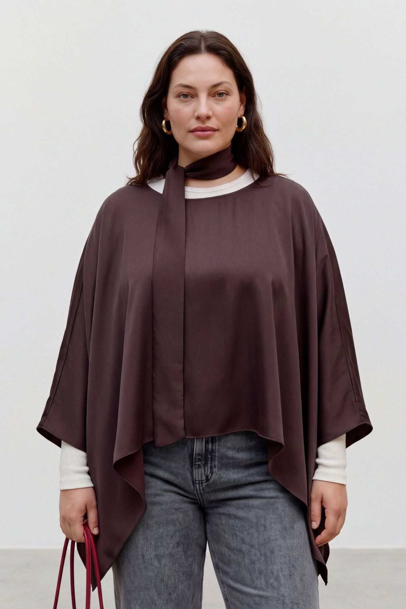 Vero Moda Curve Top assim&eacute;trico com len&ccedil;o