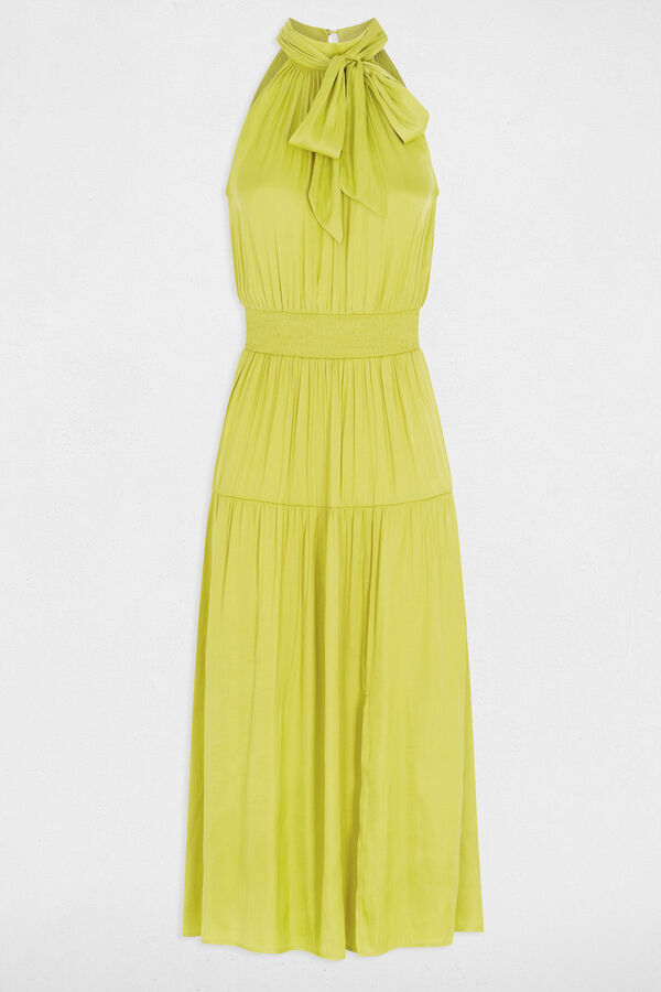 Cortefiel Long straight loose fit dress Yellow