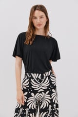 Cortefiel Essential fluid T-shirt Black